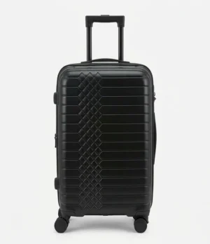 Valise Rigide Ciselée Noir Carbone Valise Rigide Ciselée